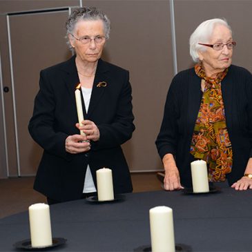 On left is Ksenija Sredanovic, on right is Helen Zelikovic